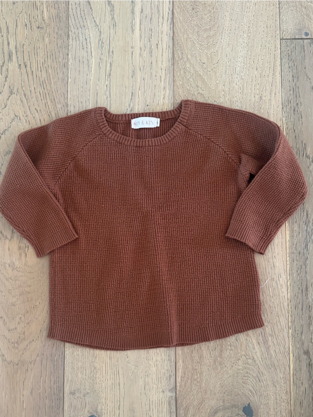 Rivi & Kin Waffle Knit Long Sleeve Top 12M
